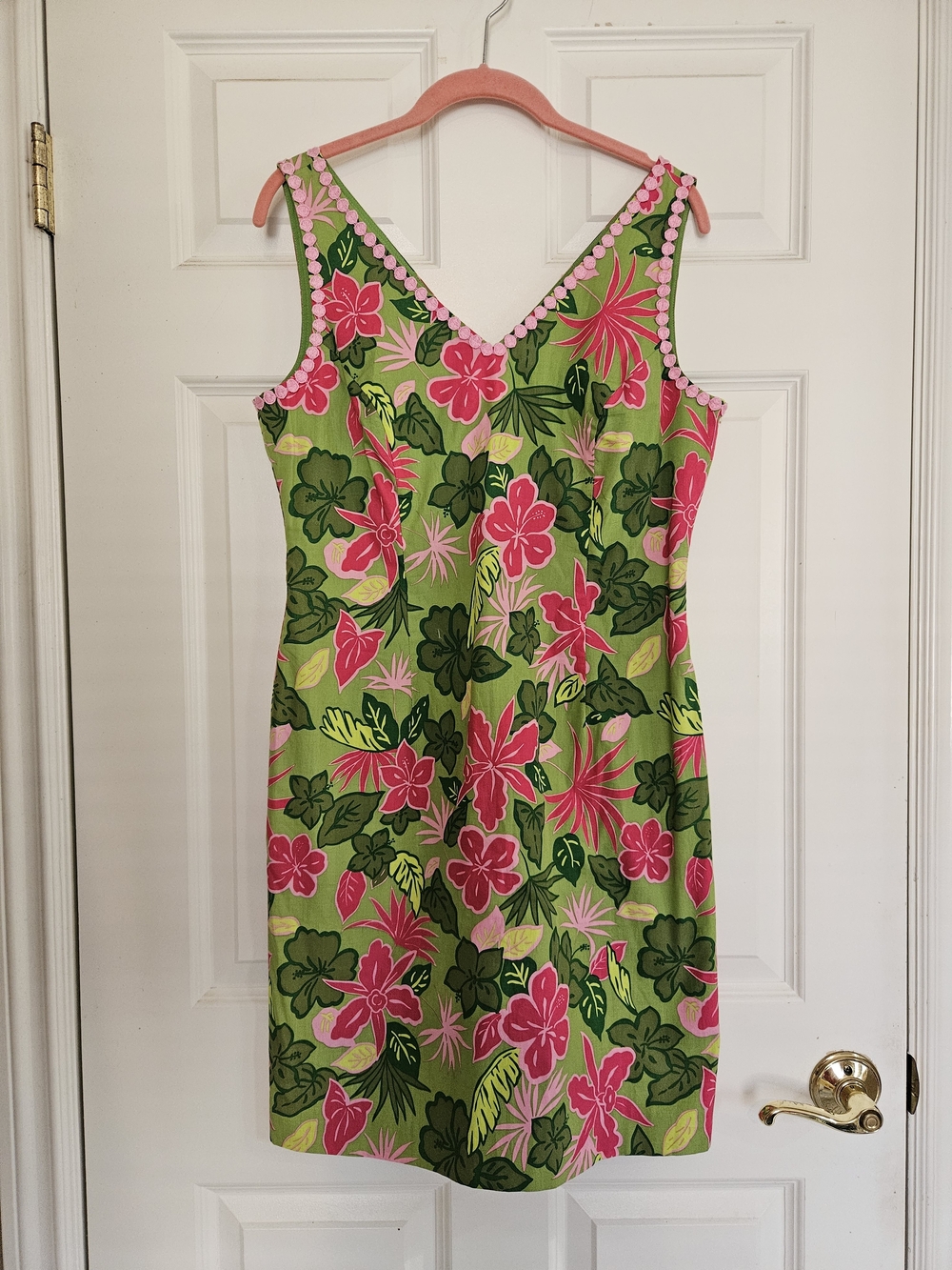 Retro Floral Midi Dress